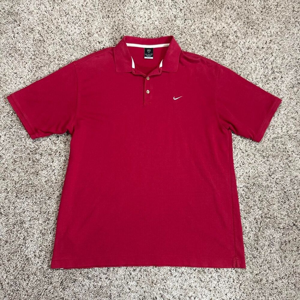 Nike Men's Red Polo-shirts